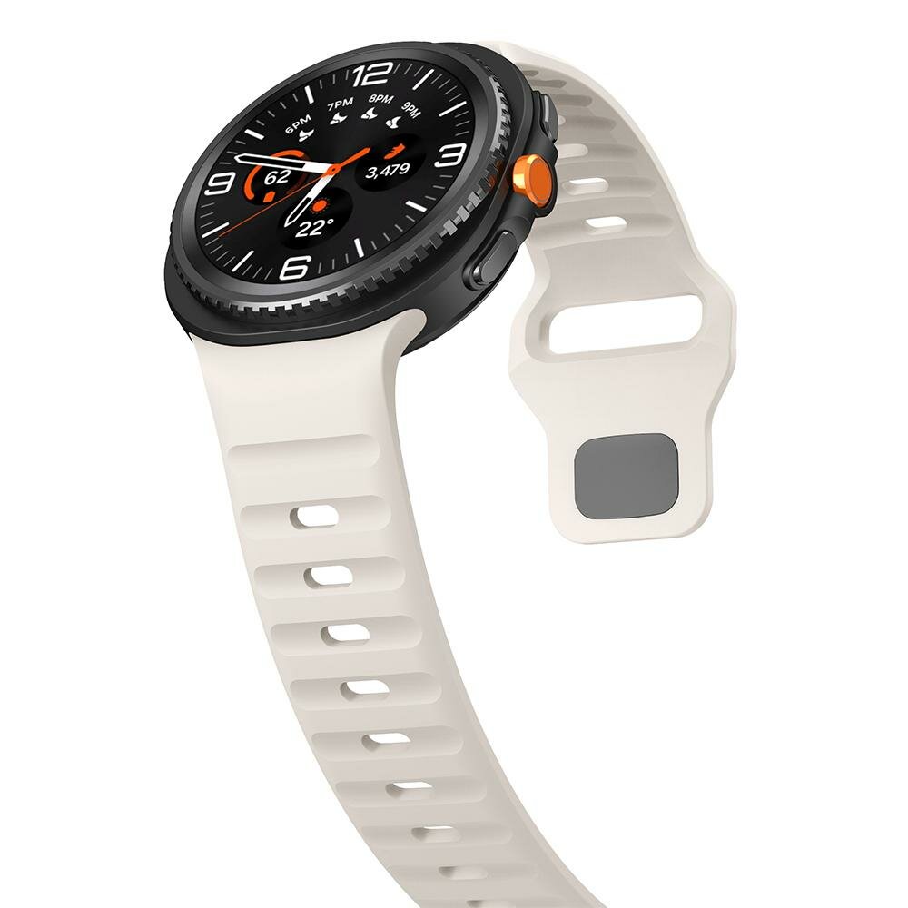 Wave siliconen band - Starlight - Samsung Galaxy Watch 8 - 40mm / 44mm