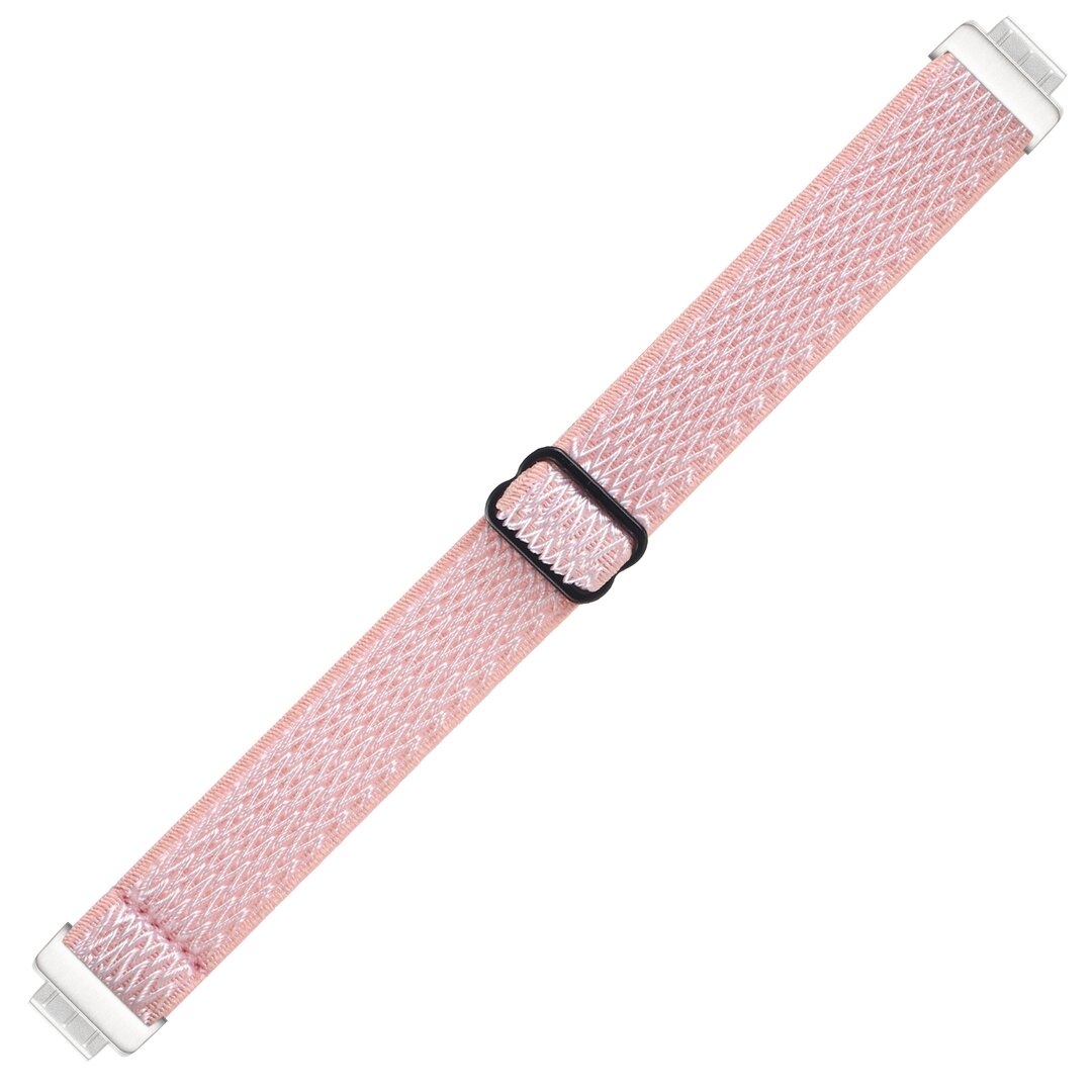 FitBit Inspire 2 &amp; Ace 3 Elastische solo loop nylon bandje - Roze