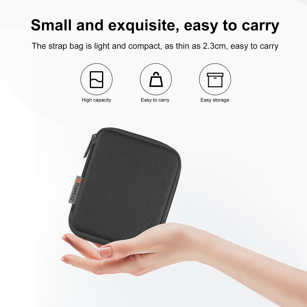 Organizer / opberghoes - Smartwatch bandjes &amp; accessoires - Small - Zwart