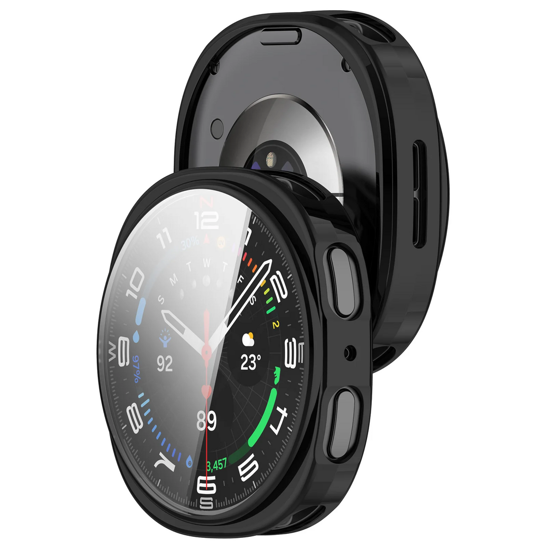 TPU case - Zwart - Samsung Galaxy Watch 8 - 44mm