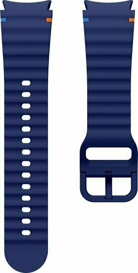 Wave Sportband - Maat: S/M - Donkerblauw -  Samsung Galaxy Watch 4 - 40mm &amp; 44mm