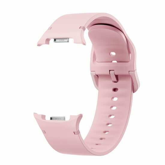 Soft siliconen band - Maat: M/L - Roze - Samsung Galaxy Watch 8 Classic - 46mm