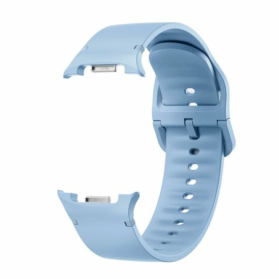 Soft siliconen band - Maat: M/L - Lichtblauw - Samsung Galaxy Watch 8 - 40mm / 44mm