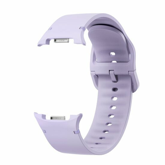Soft siliconen band - Maat: M/L - Paars - Samsung Galaxy Watch 8 - 40mm / 44mm