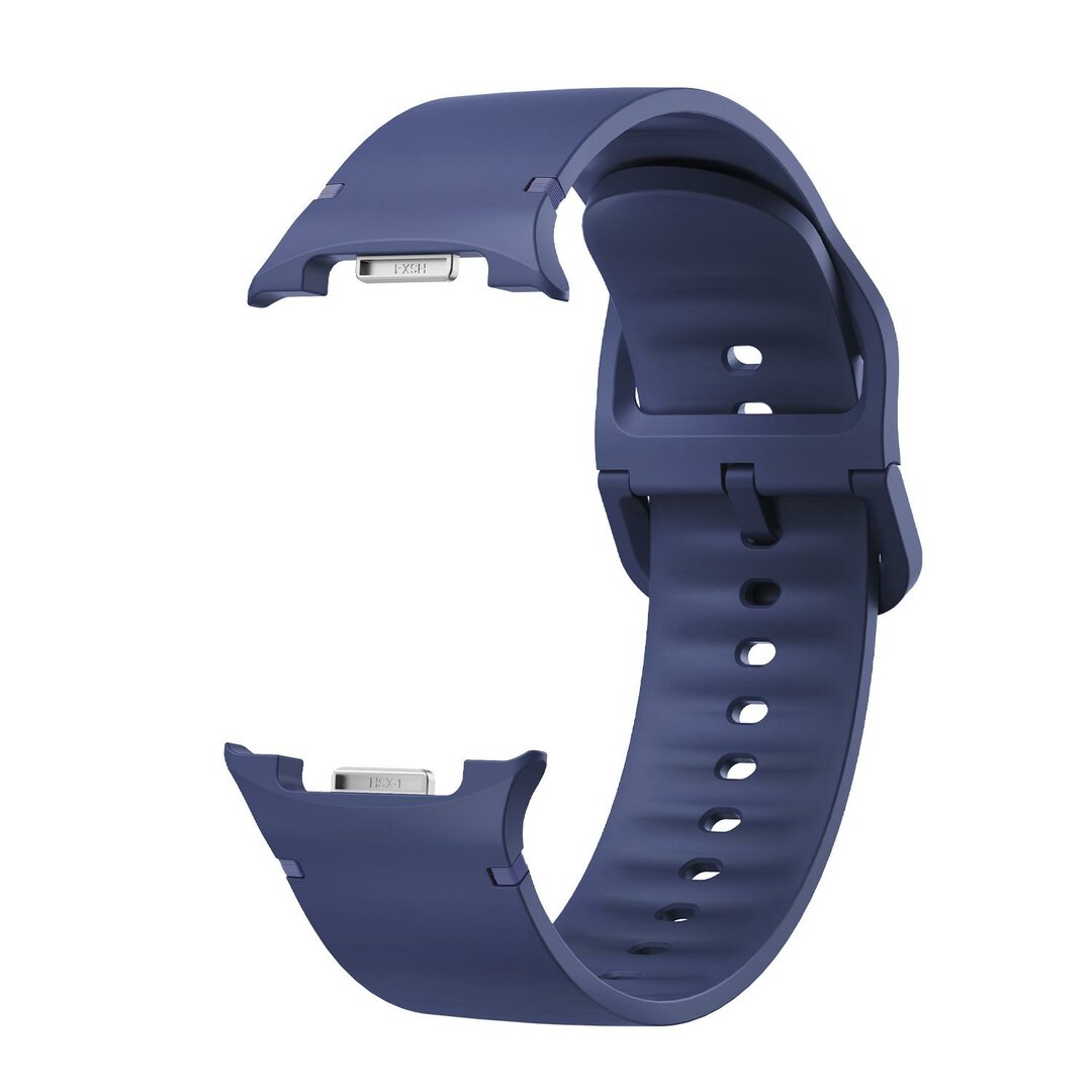 Soft siliconen band - Maat: S/M - Donkerblauw - Samsung Galaxy Watch 8 - 40mm / 44mm