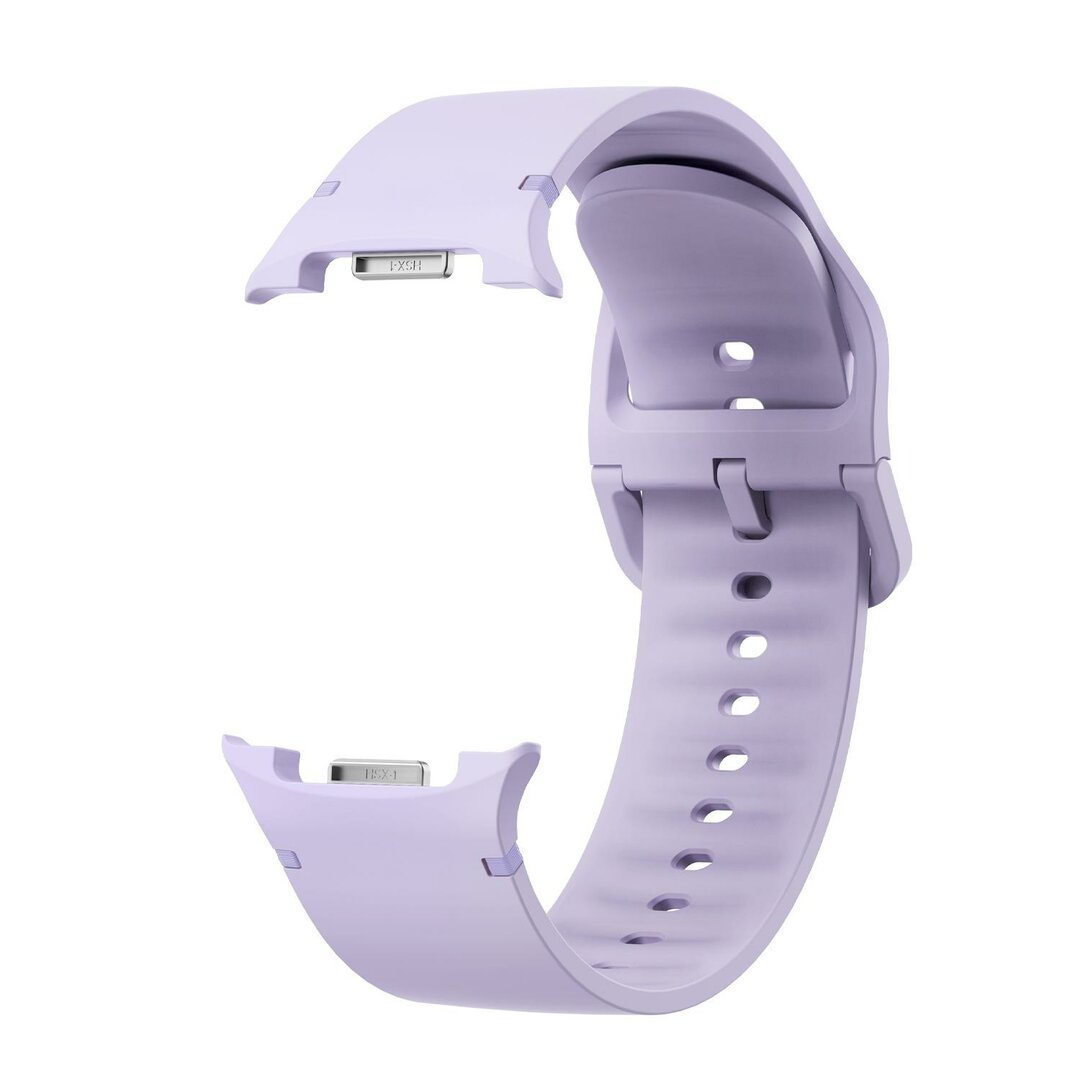 Soft siliconen band - Maat: S/M - Paars - Samsung Galaxy Watch 8 - 40mm / 44mm