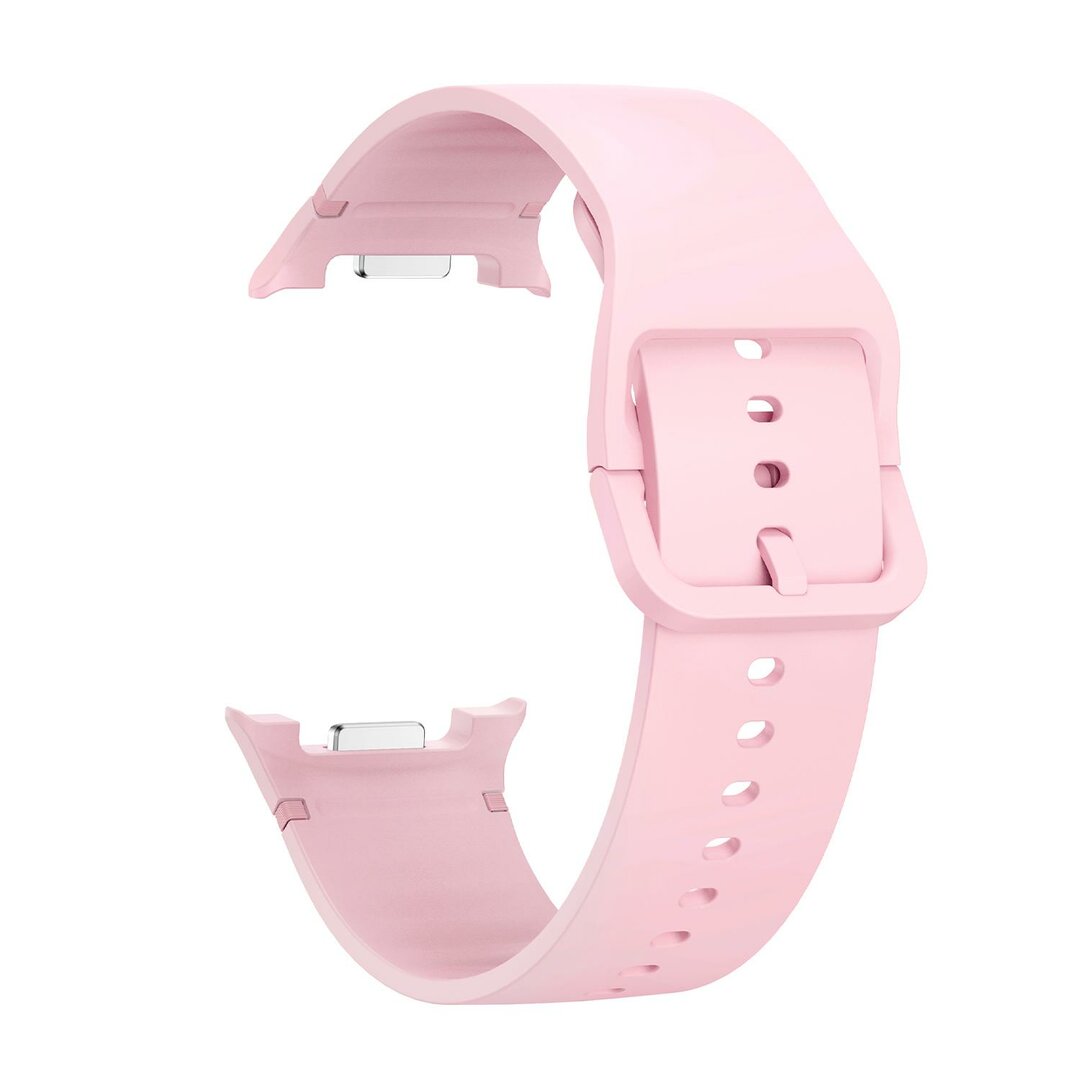 Soft siliconen band - Maat: S/M - Roze - Samsung Galaxy Watch 8 - 40mm / 44mm