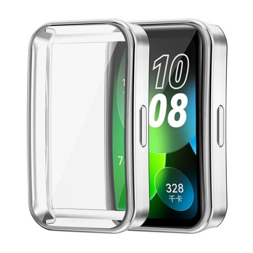 TPU bescherm case - Zilver - Huawei Band 10 / 9 / 8