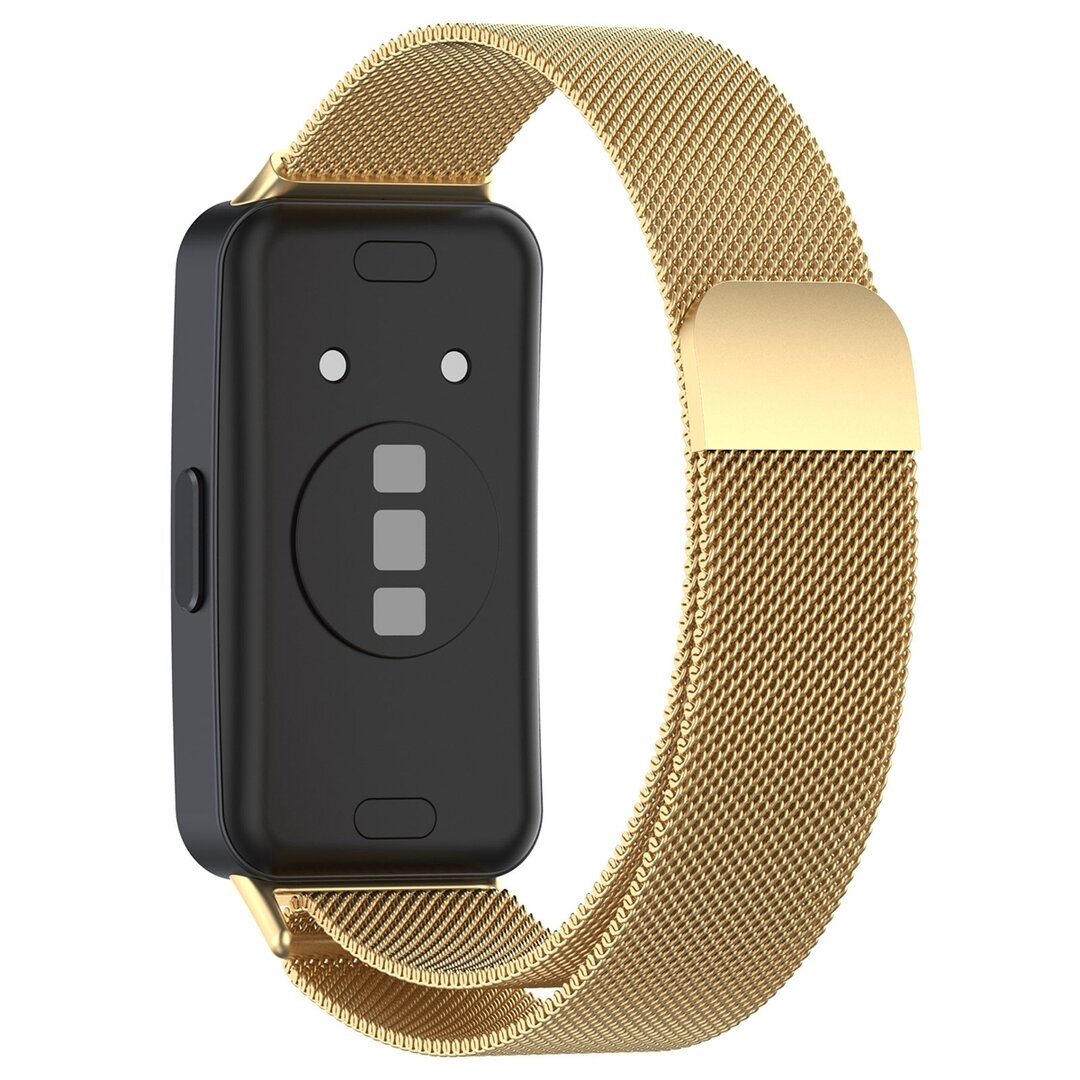 Milanese bandje - Goud - Huawei Band 10 / 9 / 8