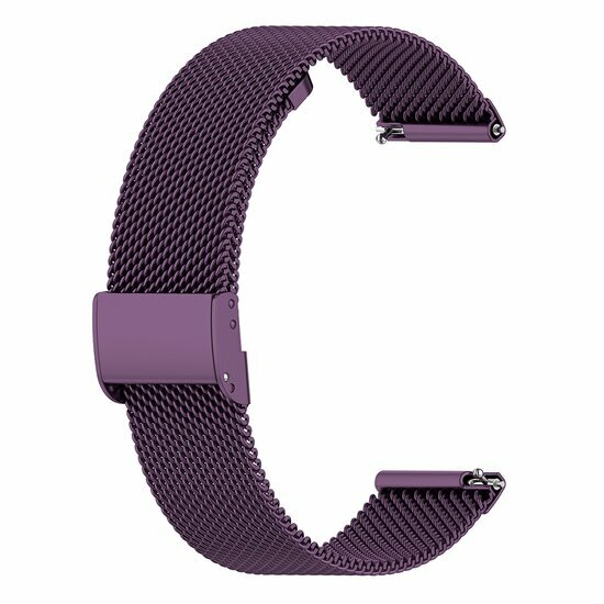 Garmin Venu 4 - 41mm - Milanese bandje met klemsluiting - Paars
