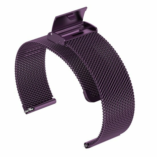 Garmin Venu 4 - 41mm - Milanese bandje met klemsluiting - Paars