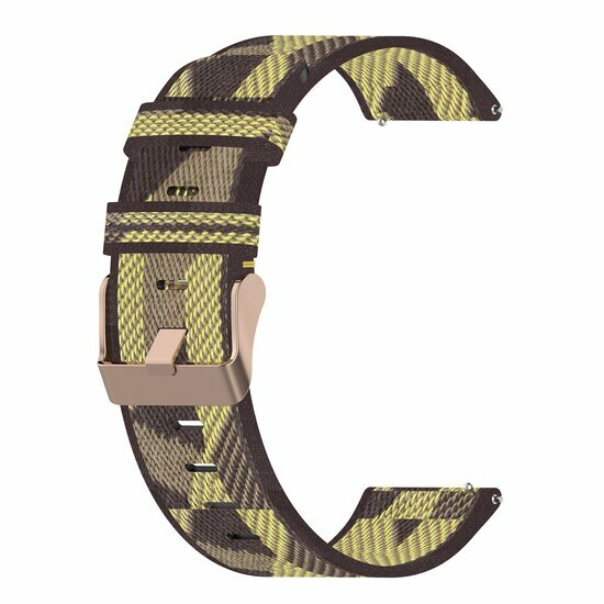 Garmin Venu 4 - 41mm - Canvas nylon bandje - Geel