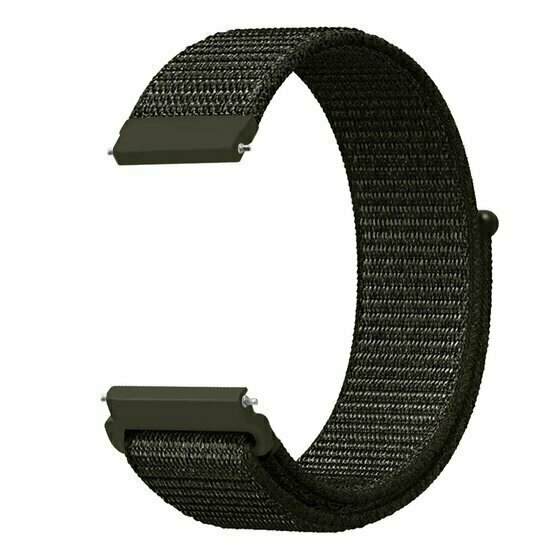 Garmin Venu 4 - 45mm - Sport Loop nylon bandje - Leger groen
