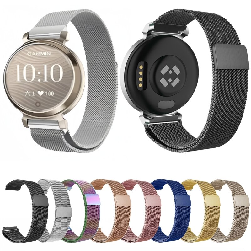 Milanese bandje - Goud - Garmin Lily 2