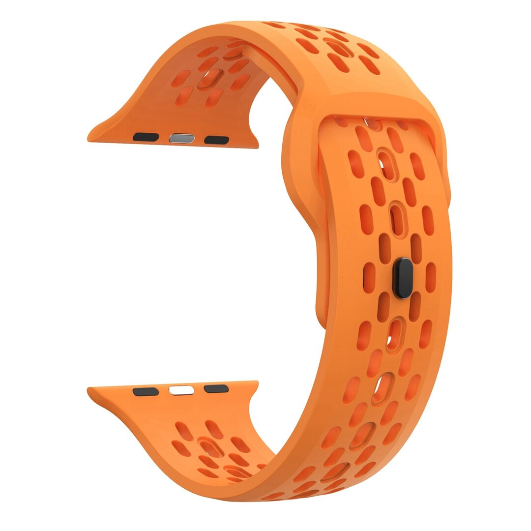 Ultimate Sport Edition bandje - Oranje - Geschikt voor Apple Watch 44mm / 45mm / 46mm / 49mm