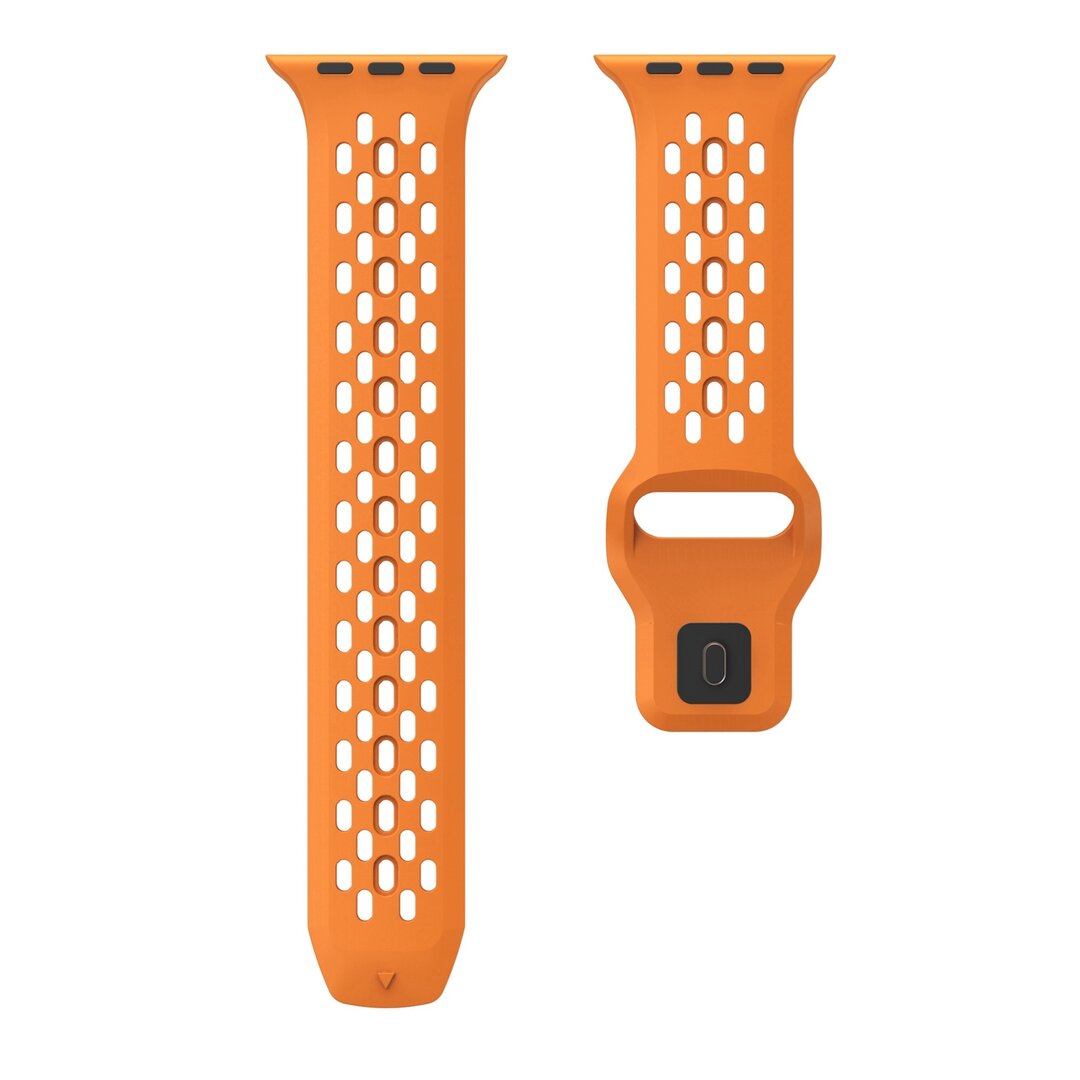 Ultimate Sport Edition bandje - Oranje - Geschikt voor Apple Watch 44mm / 45mm / 46mm / 49mm