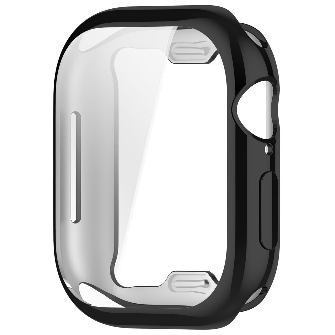 Apple Watch TPU case - Zwart - Geschikt voor Apple Watch 46mm