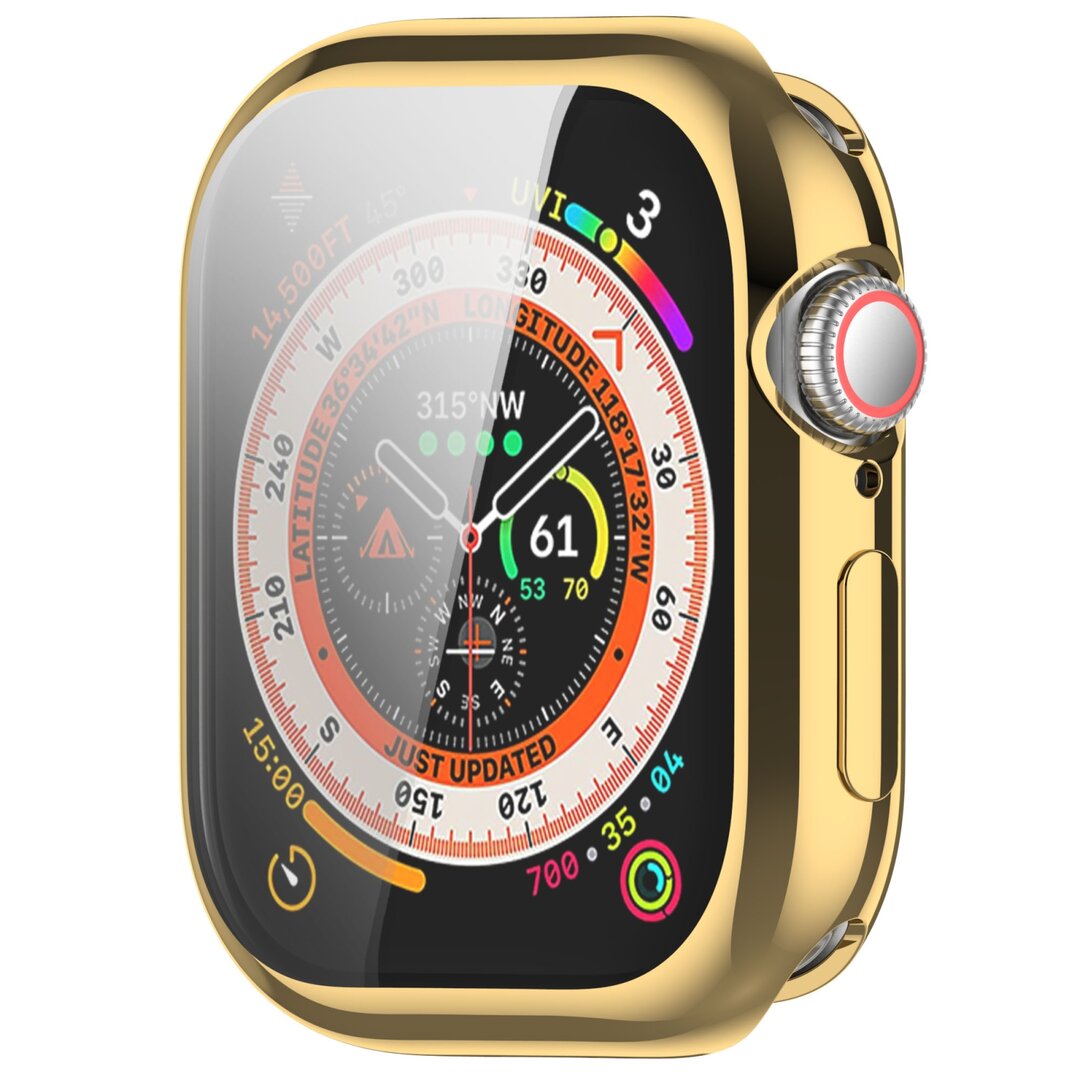 Apple Watch TPU case - Goud - Geschikt voor Apple Watch 42mm - Series 10