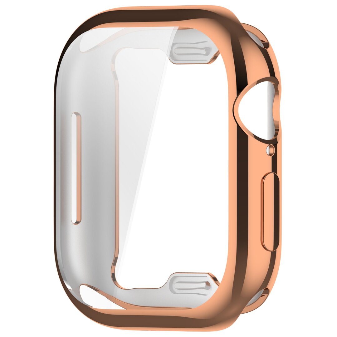 Apple Watch TPU case - Champagne / Ros&eacute; goud - Geschikt voor Apple Watch 42mm - Series 10