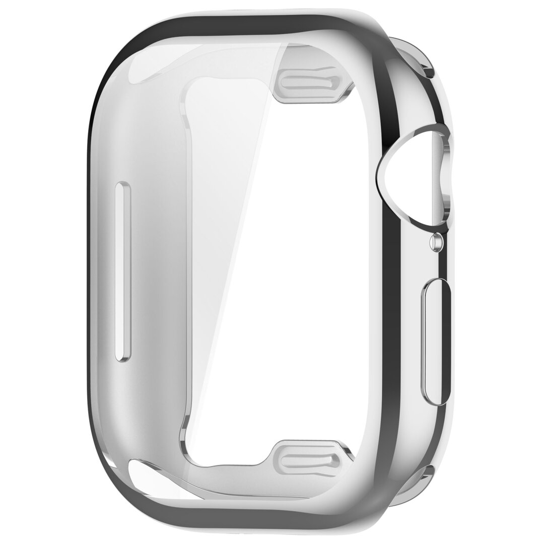 Apple Watch TPU case - Zilver - Geschikt voor Apple Watch 42mm - Series 10