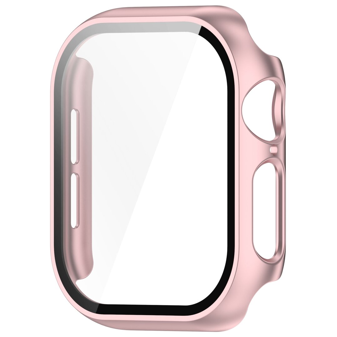 Apple Watch Hard Case Waterproof - Ros&eacute; goud - Geschikt voor Apple Watch 46mm