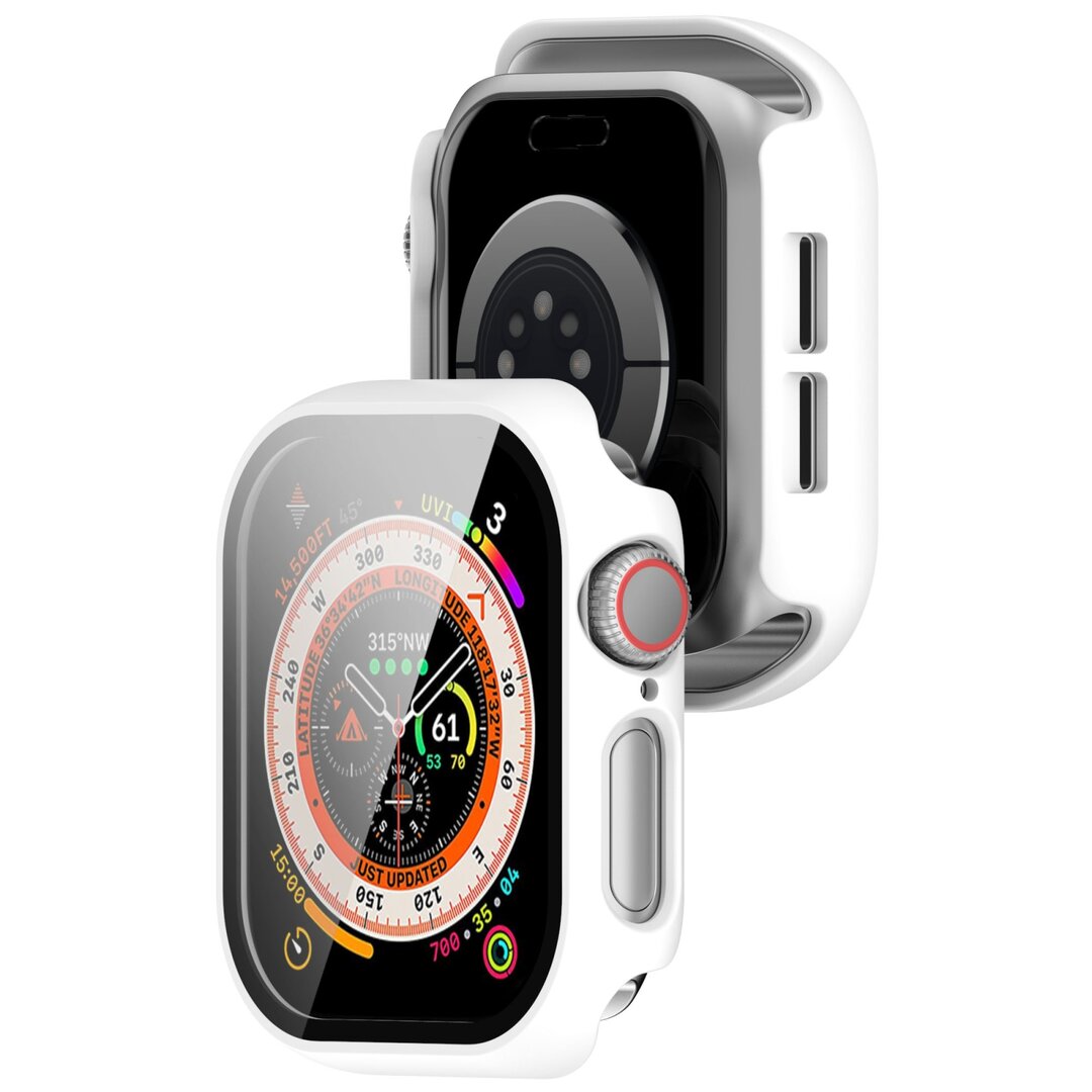 Apple Watch Hard Case Waterproof - Wit - Geschikt voor Apple Watch 46mm