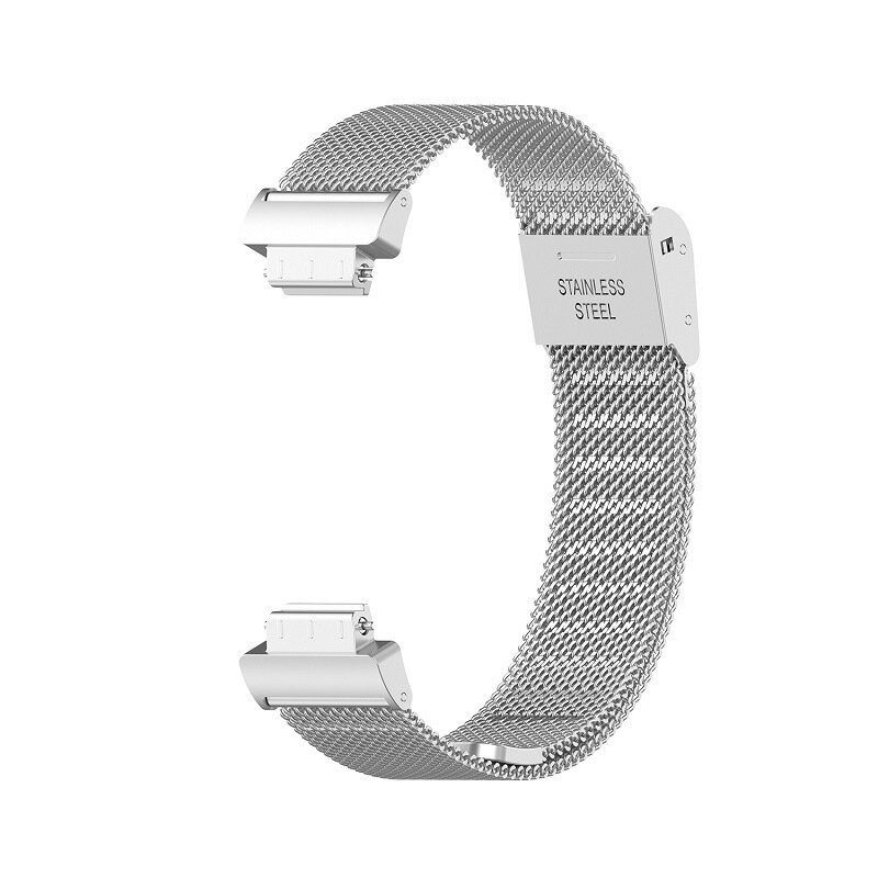 Fitbit Inspire 3 - Milanese band met klemsluiting - Zilver