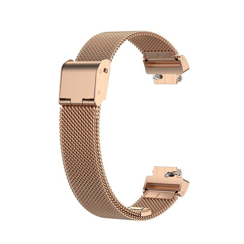Fitbit Inspire 3 - Milanese band met klemsluiting - Ros&eacute; goud