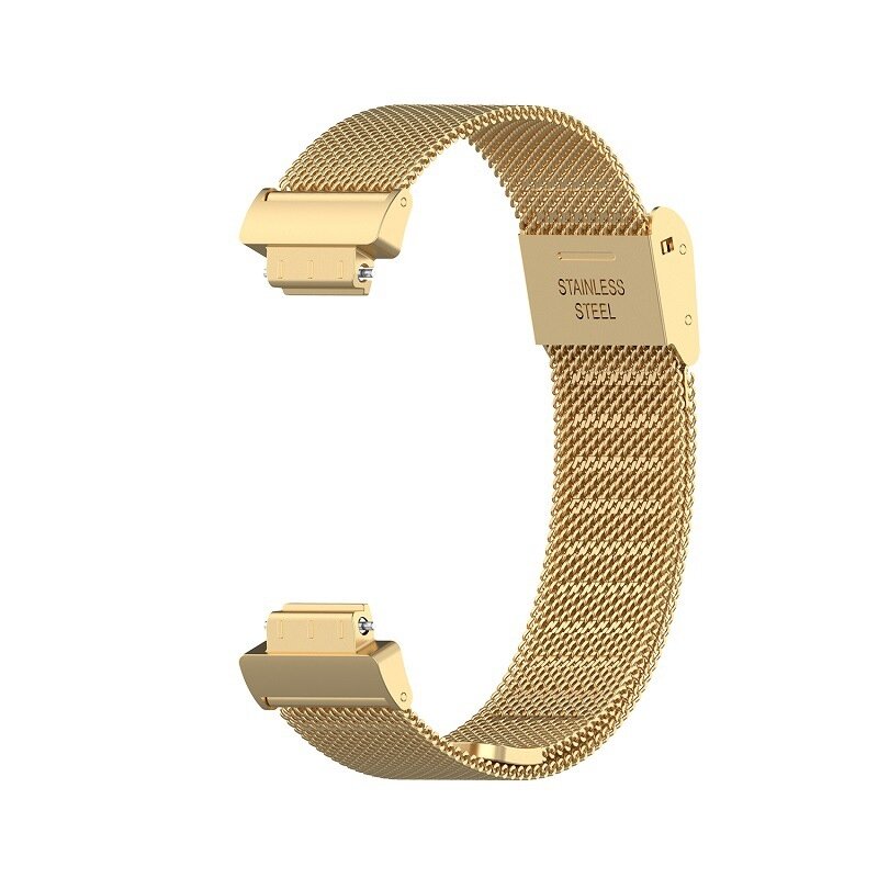 Fitbit Inspire 3 - Milanese band met klemsluiting - Goud