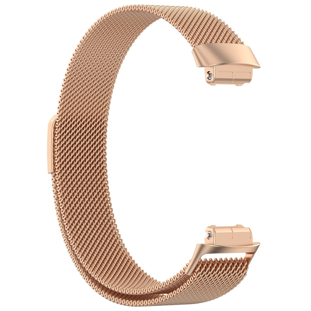 Fitbit Inspire 3 - Milanese bandje - Champagne goud