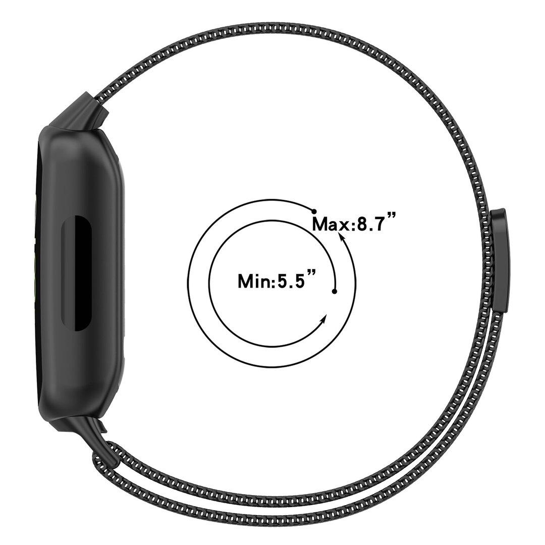 Fitbit Inspire 3 - Milanese bandje - Ros&eacute; goud