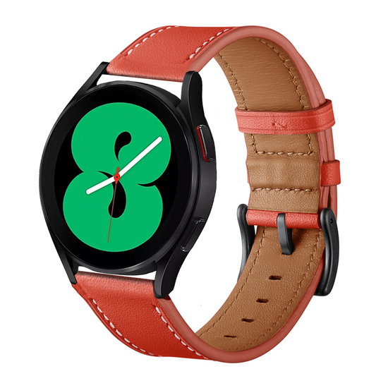 Garmin Vivoactive 4 / 4L - lederen bandje - Rood