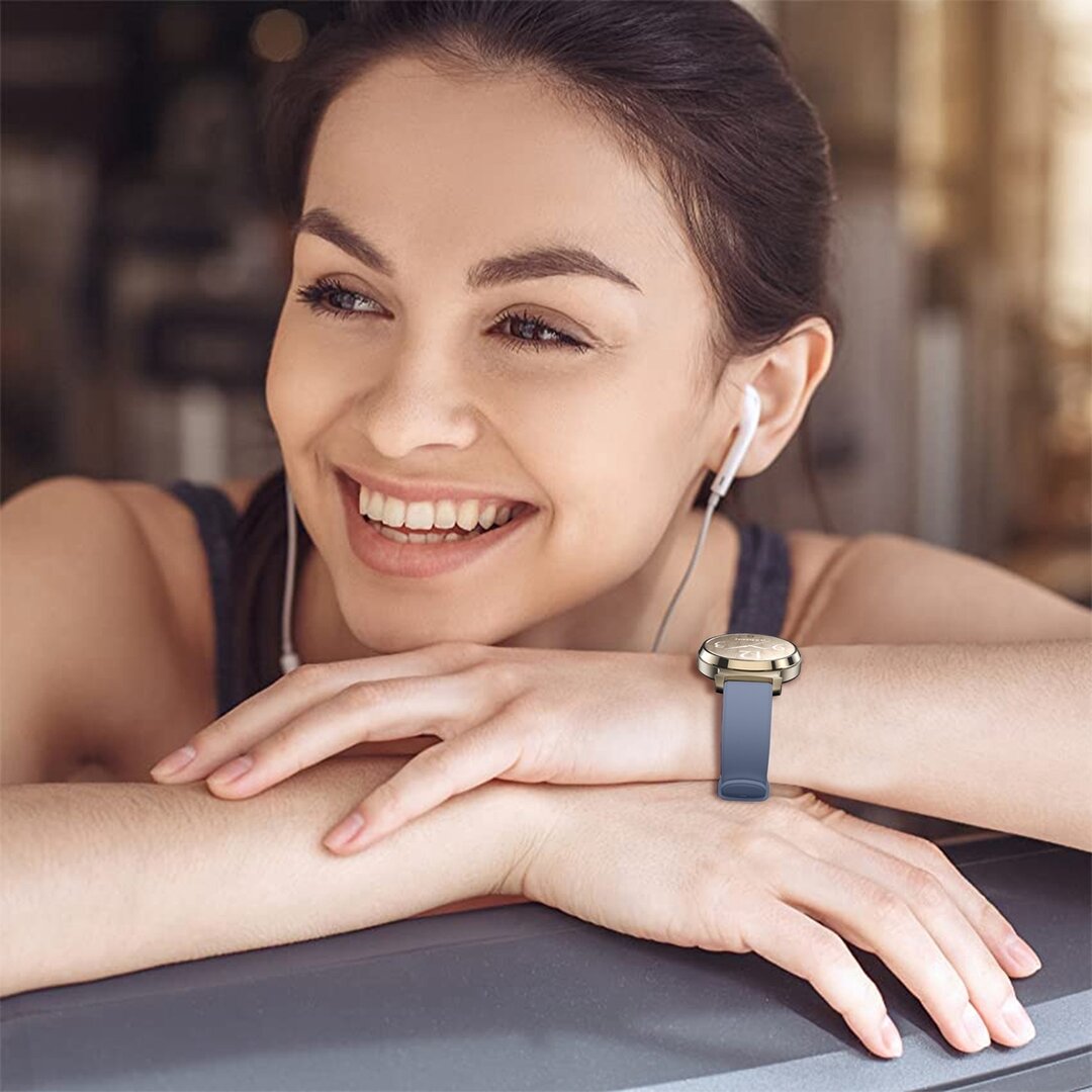 Siliconen bandje - Blauwgrijs - Garmin Lily 2