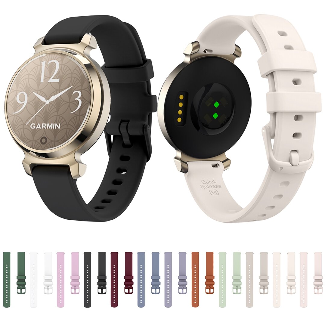 Siliconen bandje - Wit - Garmin Lily 2