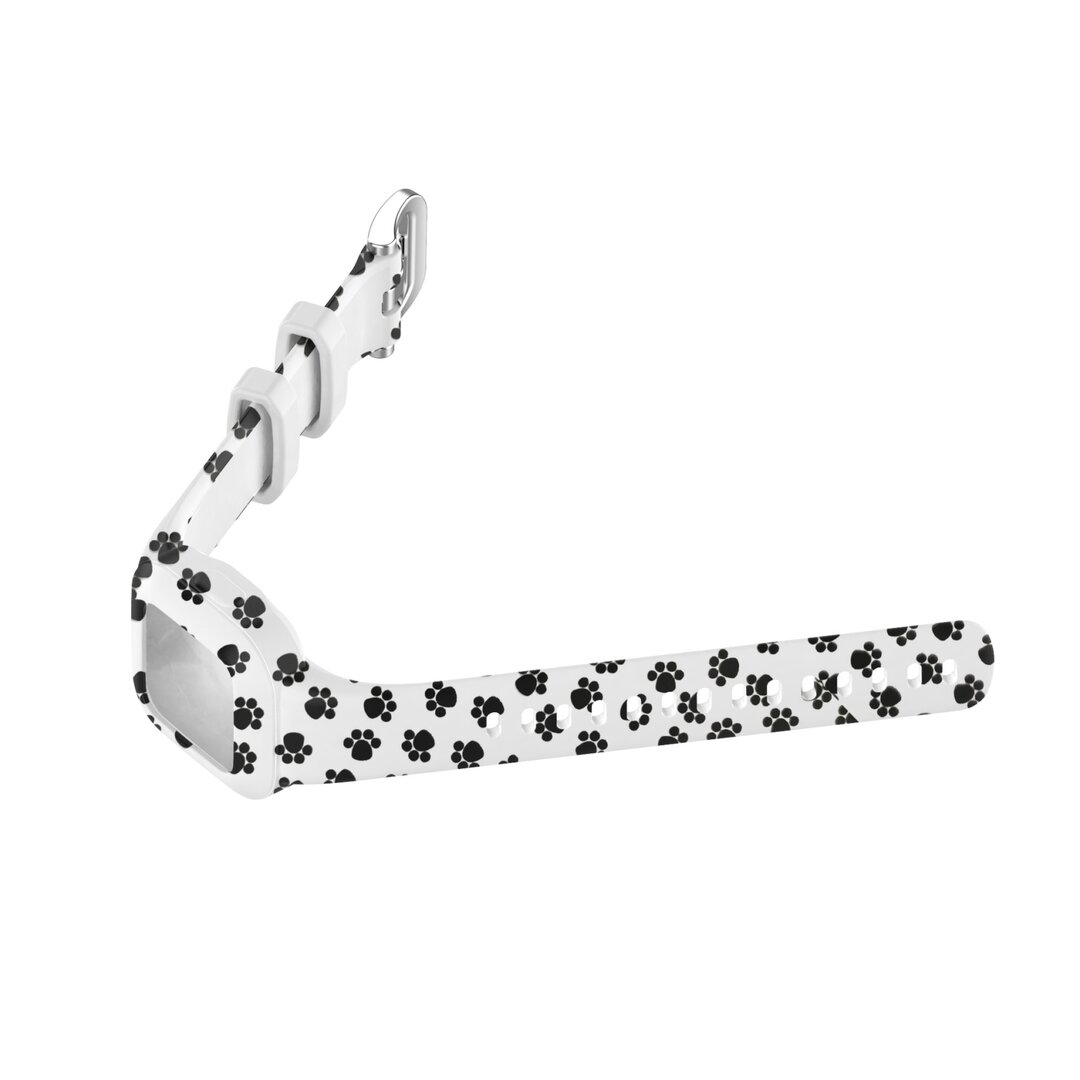 Siliconen bandje met print  - Dieren pootjes - Garmin Vivofit Junior 3
