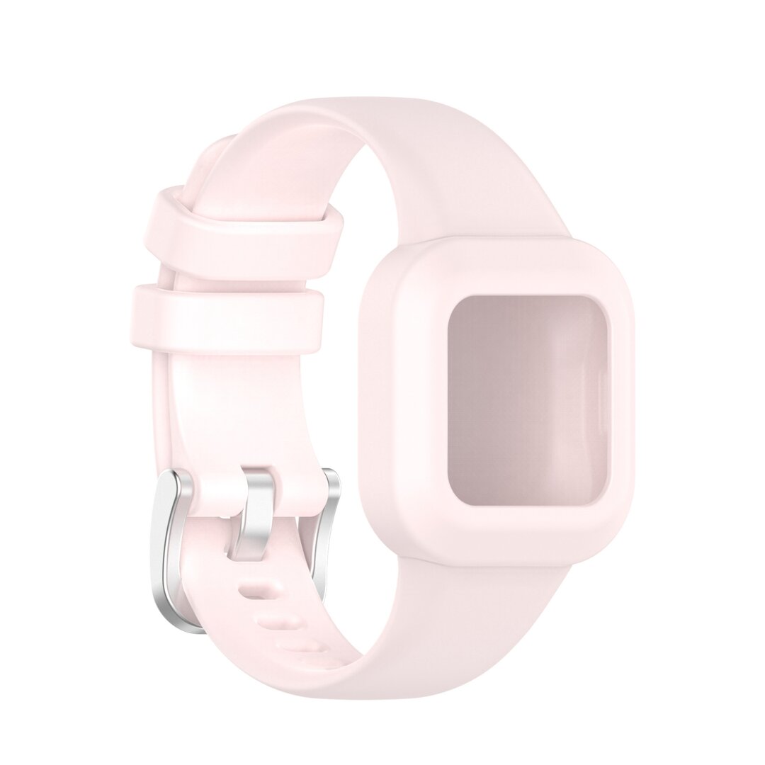 Siliconen one color bandje - Zand roze - Garmin Vivofit Junior 3