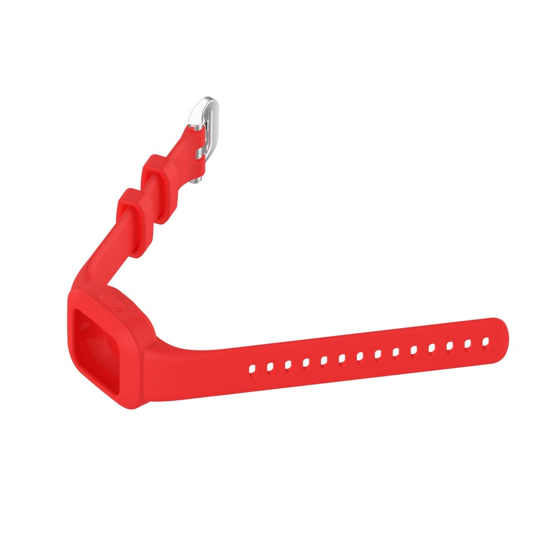 Siliconen one color bandje - Rood - Garmin Vivofit Junior 3