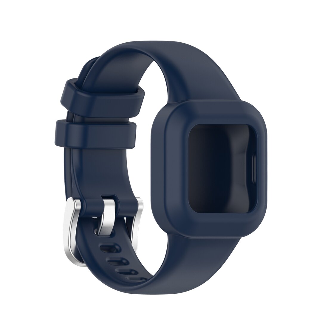 Siliconen one color bandje - Donkerblauw - Garmin Vivofit Junior 3