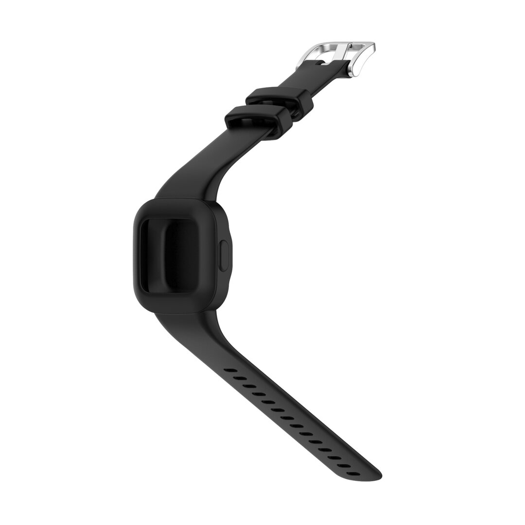 Siliconen one color bandje - Zwart - Garmin Vivofit Junior 3