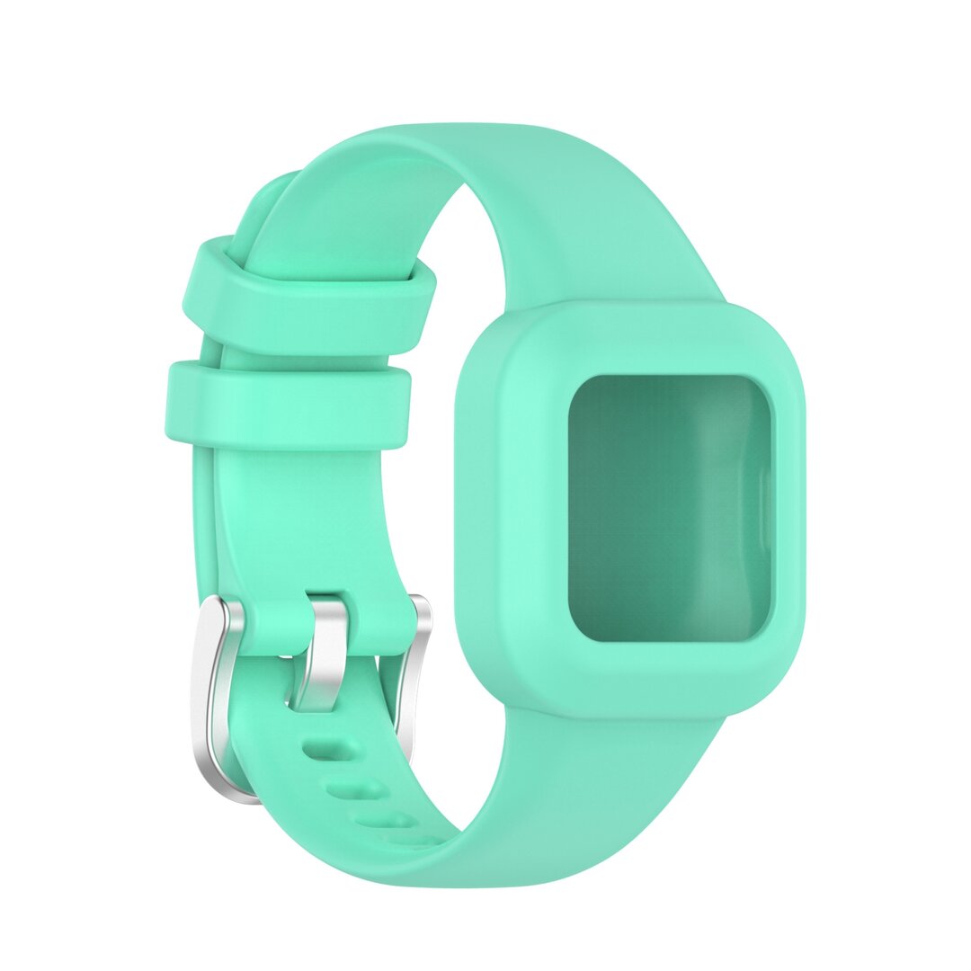 Siliconen one color bandje - Lichtgroen - Garmin Vivofit Junior 3