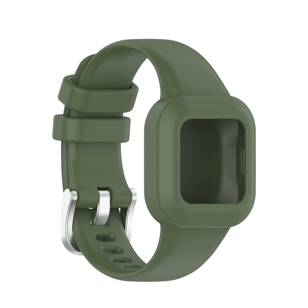 Siliconen one color bandje  - Groen - Garmin Vivofit Junior 3