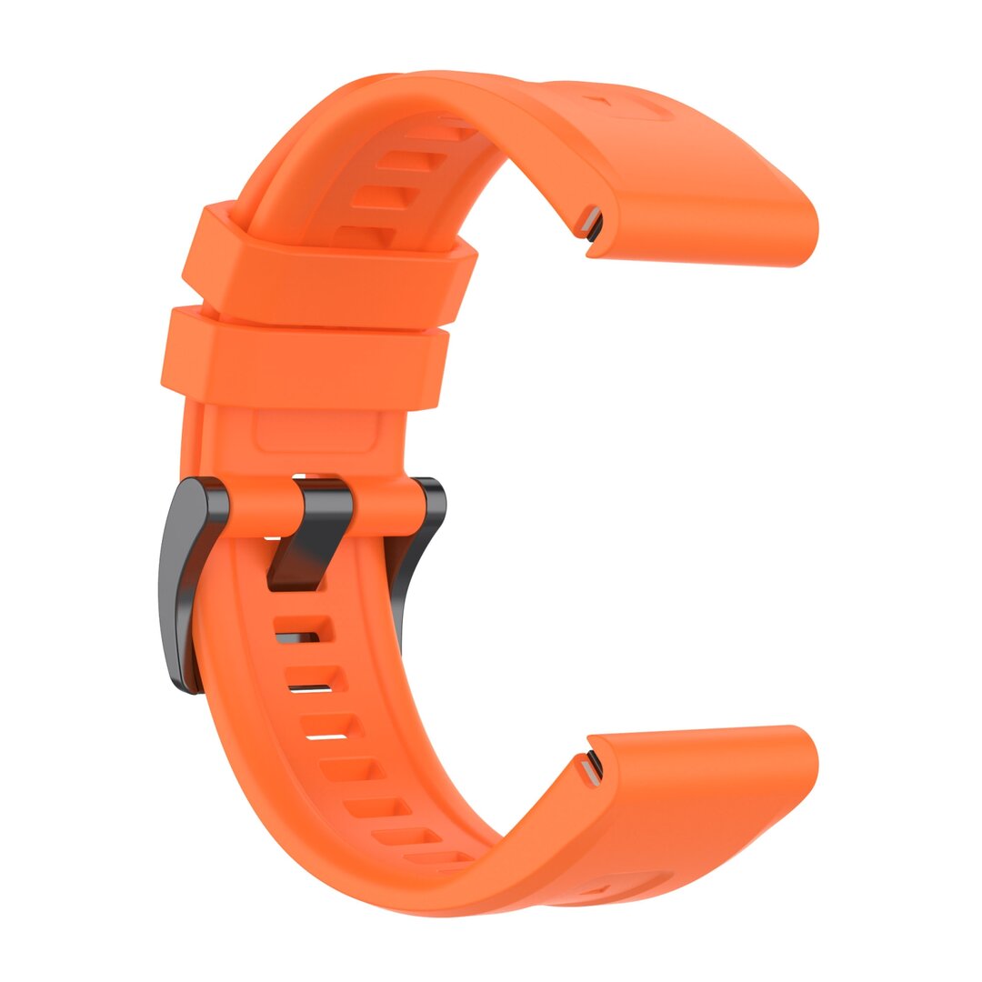 Siliconen sportbandje - Oranje - Garmin Fenix 7X / 6X / 5X