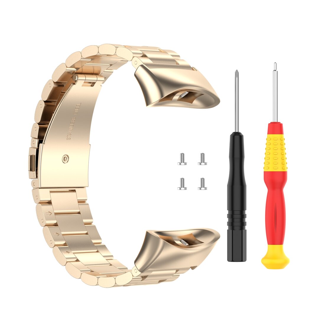 Stalen schakelband - Vintage goud - Garmin Forerunner 45 / 45S