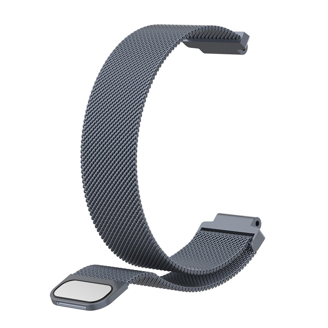 Garmin Forerunner 220 / 230 / 235 / 620 / 630 / 735 (XT) - Milanese bandje - Small - Space Grey
