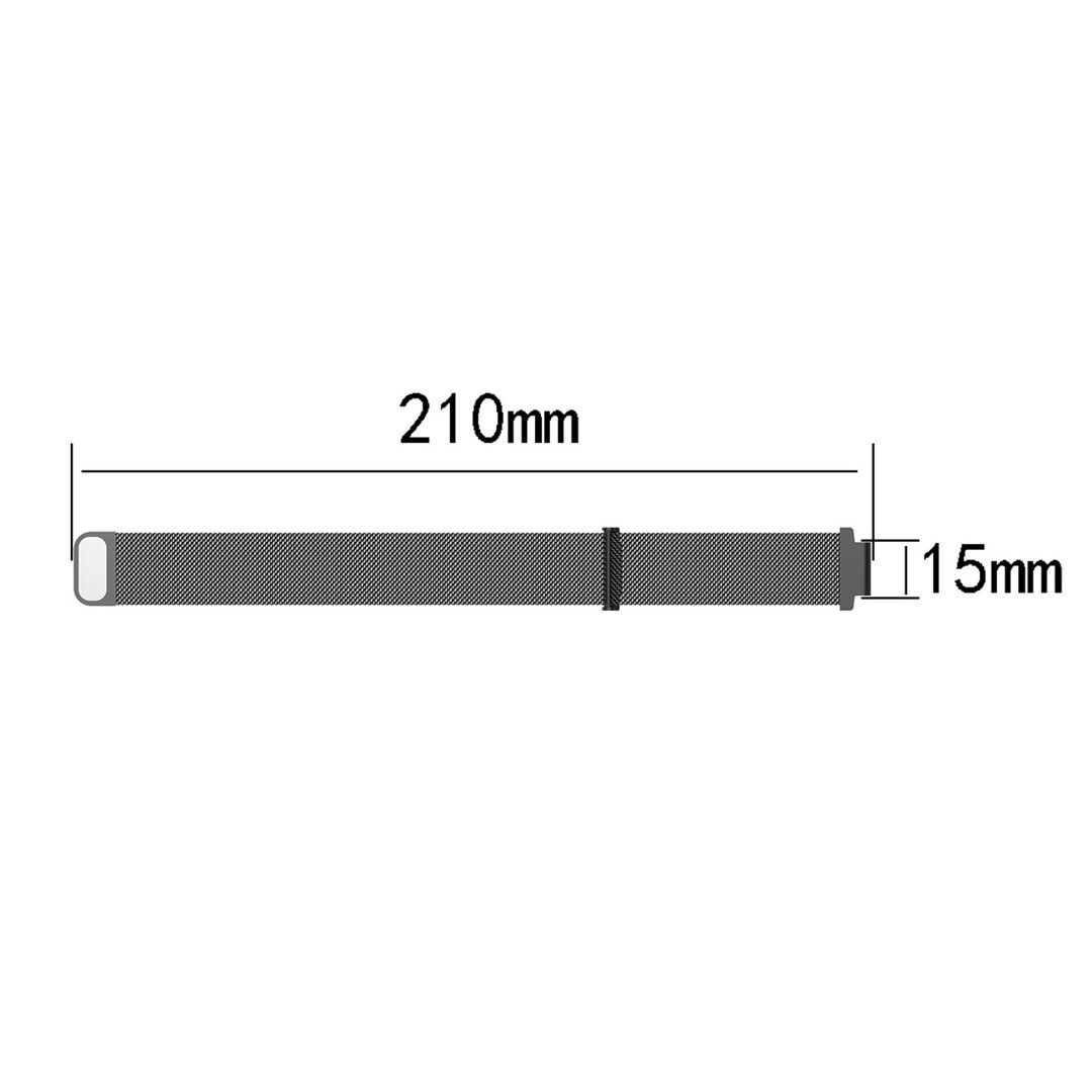 Garmin Forerunner 220 / 230 / 235 / 620 / 630 / 735 (XT) - Milanese bandje - Small - Vintage goud