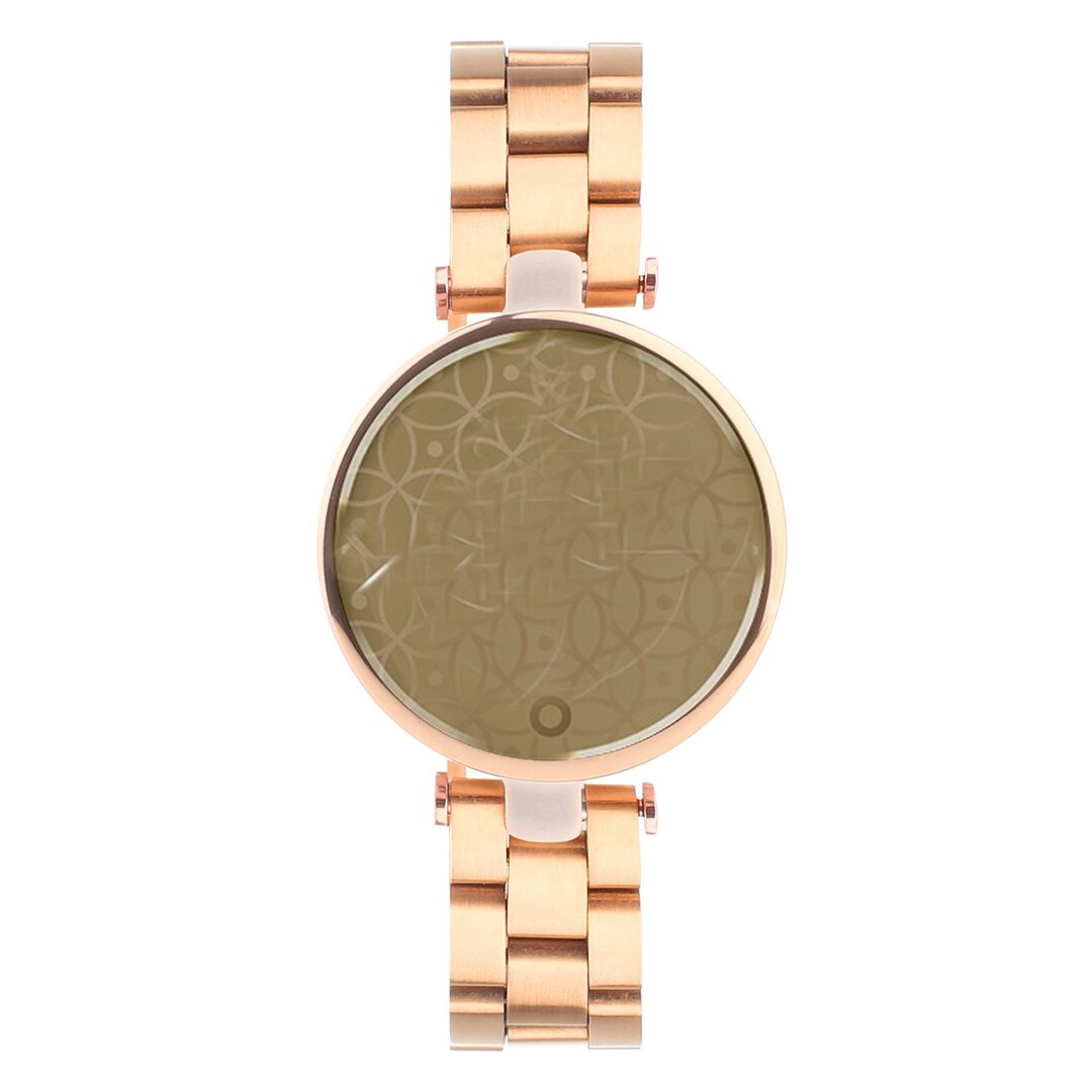 Stalen schakelband - Champagne goud - Garmin Lily