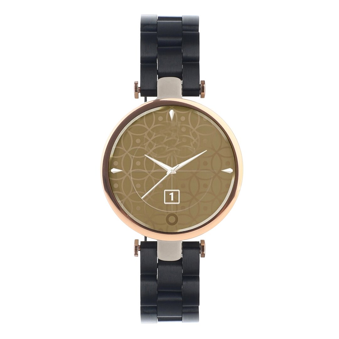 Stalen schakelband - Zwart - Garmin Lily