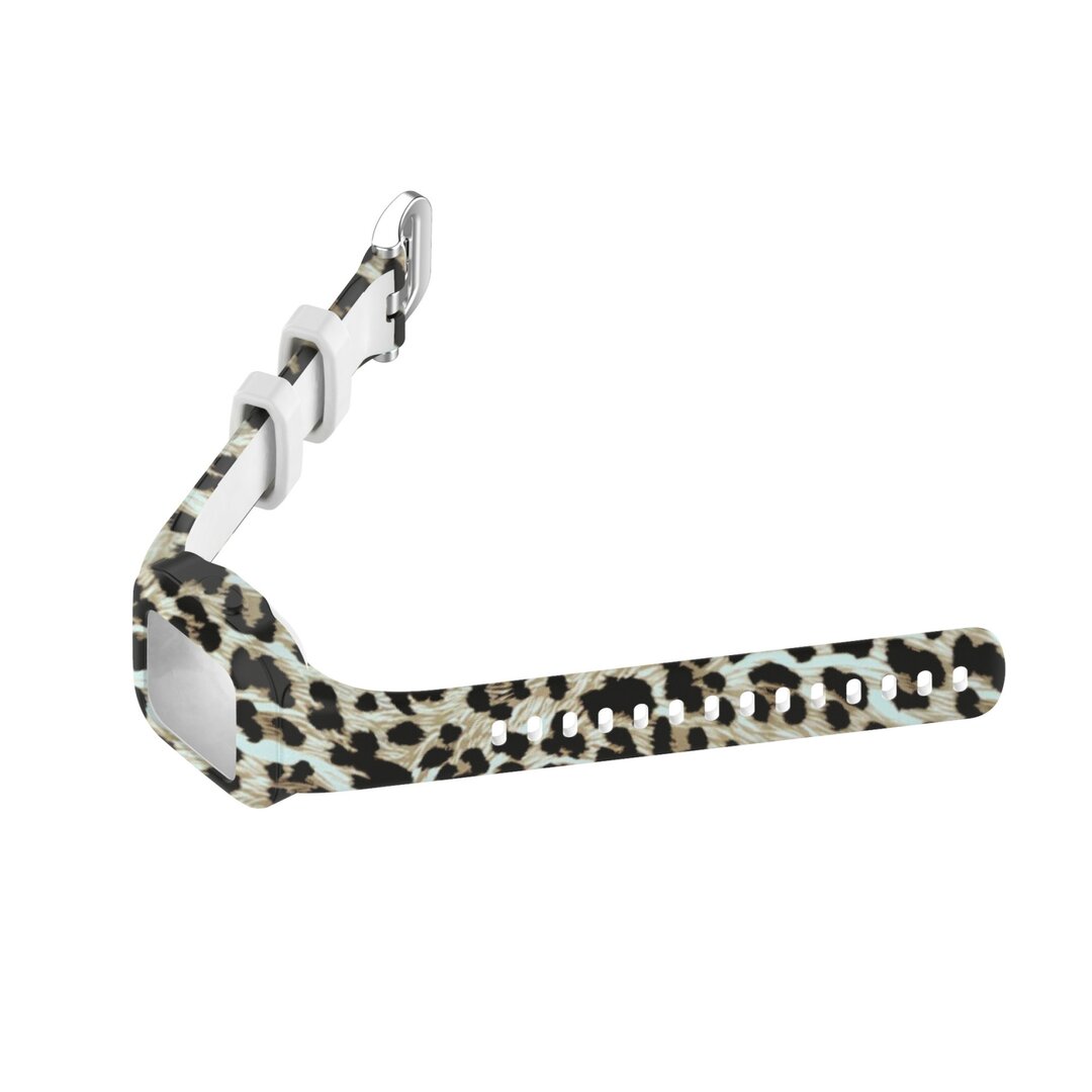 Siliconen bandje met print  - Luipaardprint - Garmin Vivofit Junior 3