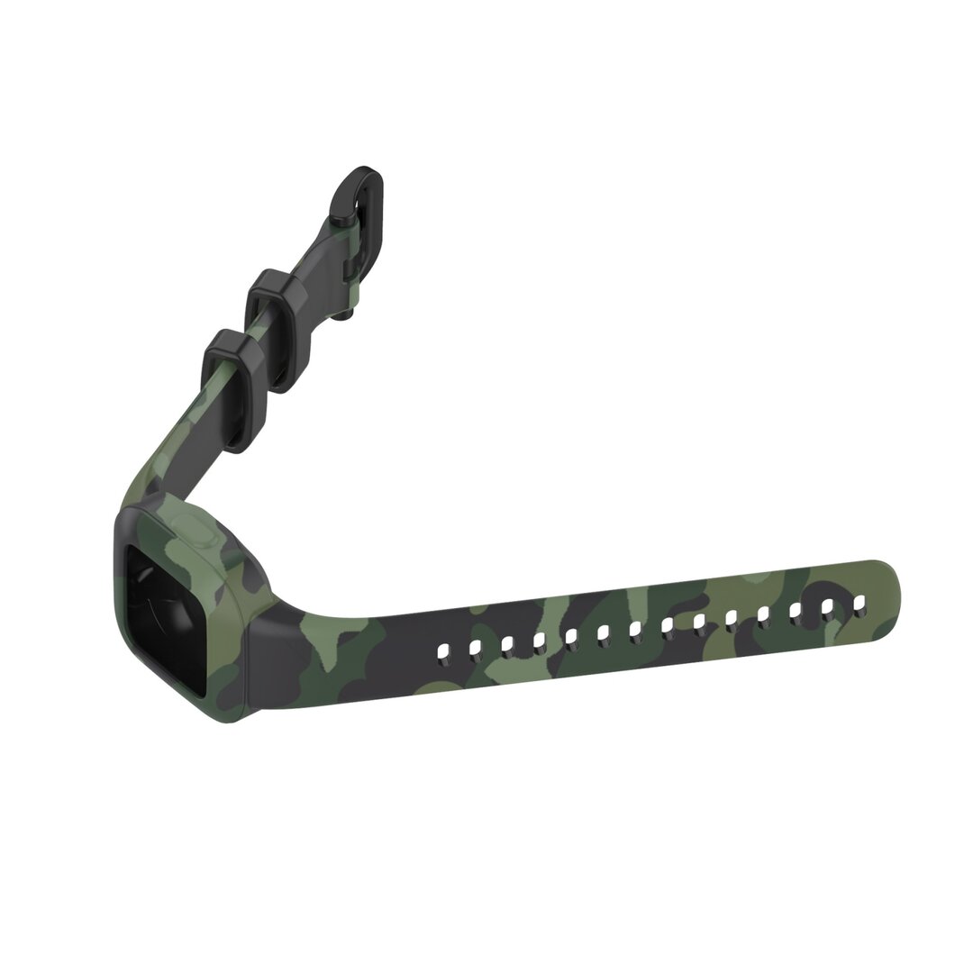 Siliconen bandje met print  - Leger groen - Garmin Vivofit Junior 3