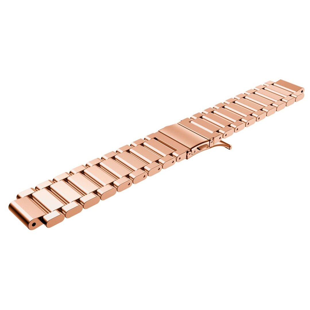Stalen schakelband - Ros&eacute; goud - Garmin Forerunner 220 / 230 / 235 / 620 / 630 / 735 (XT)